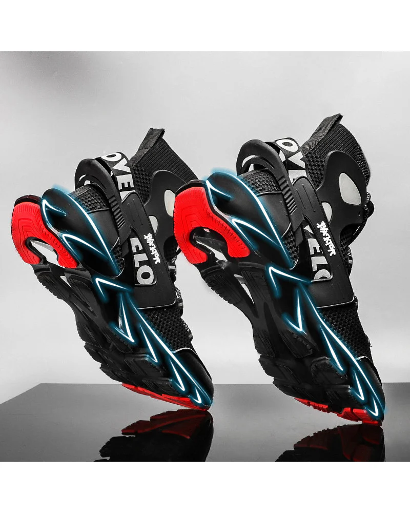 Cyberpunk Reflective Blade Sneakers - Image 2
