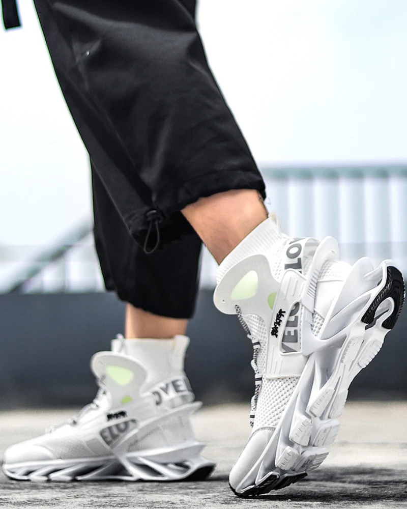 Cyberpunk Reflective Blade Sneakers - Image 8