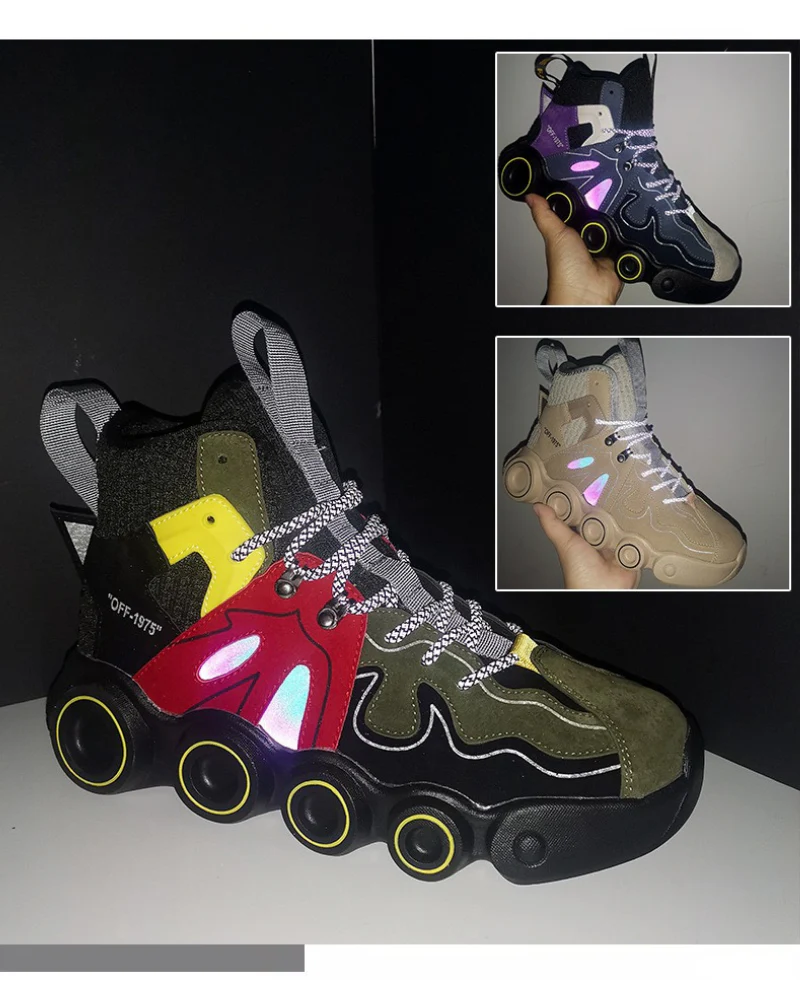 Cyberpunk Reflective Wheelsole Sneakers - Image 3