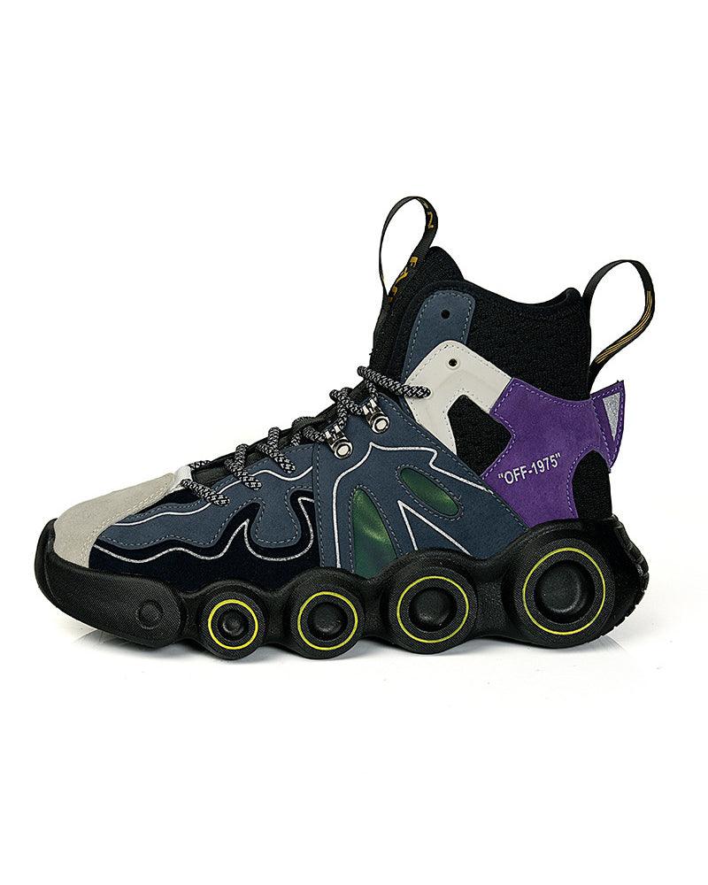 Cyberpunk Reflective Wheelsole Sneakers - Image 4