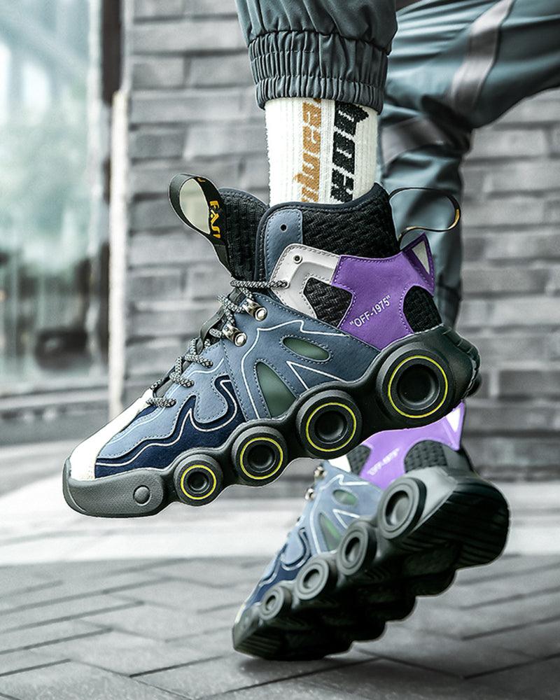Cyberpunk Reflective Wheelsole Sneakers - Image 7