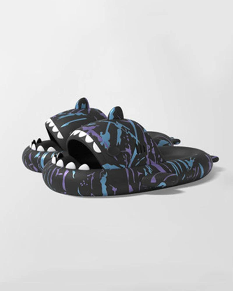Cyberpunk Shark Cyber Slippers - Image 11