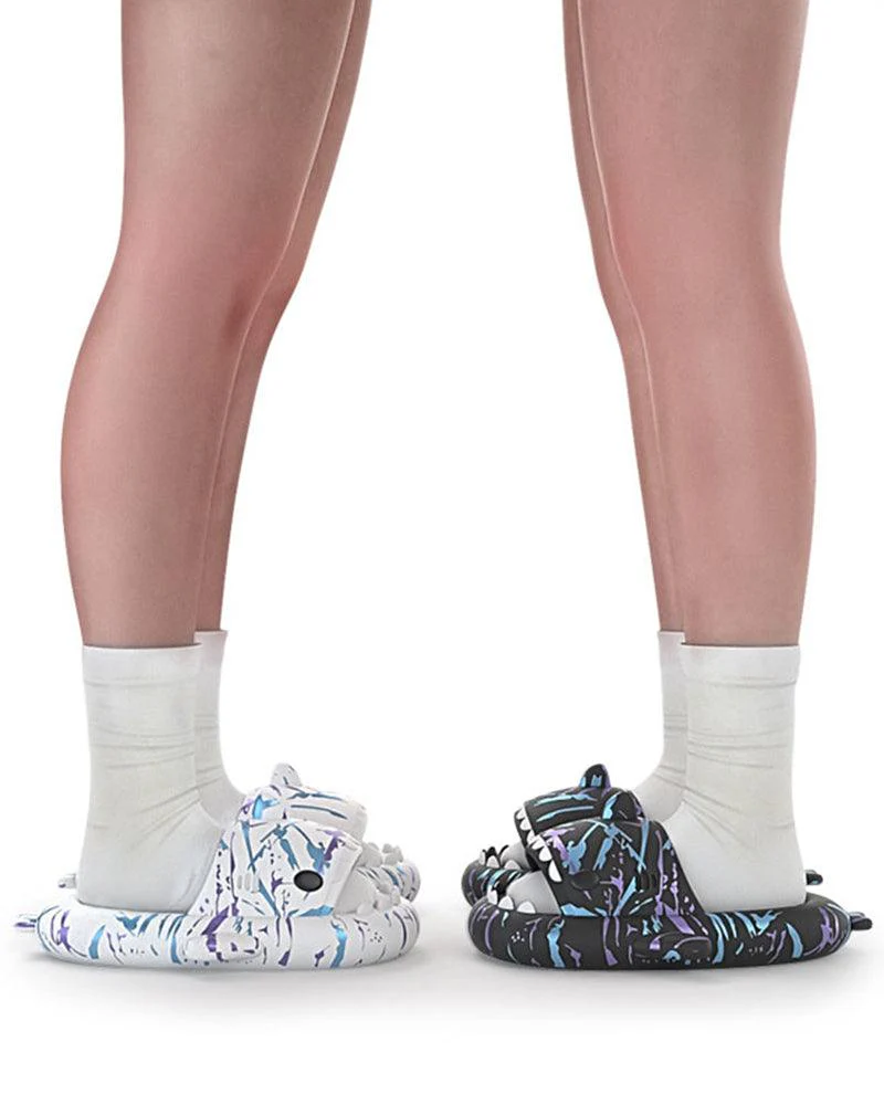 Cyberpunk Shark Cyber Slippers - Image 4