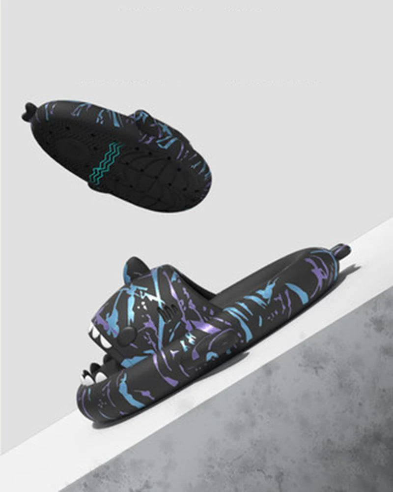 Cyberpunk Shark Cyber Slippers - Image 9