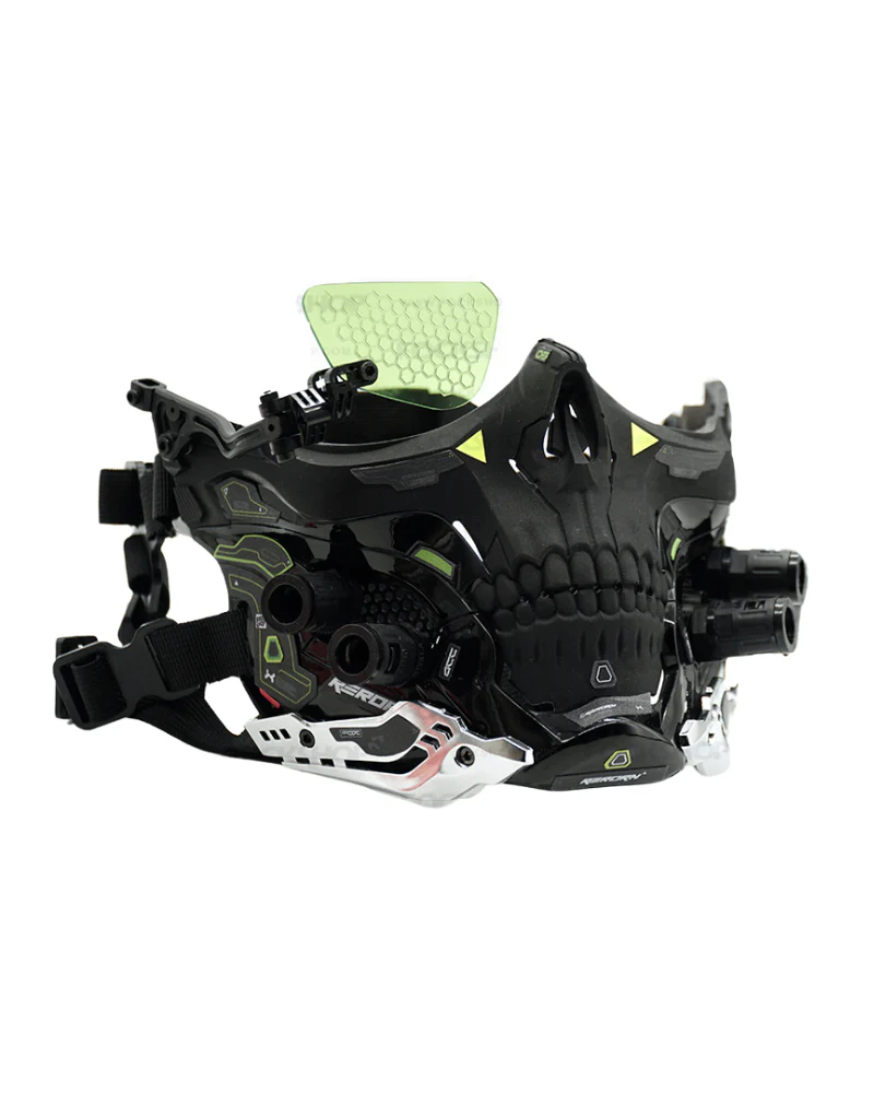 Cyberpunk Skull Half Face Mask - Image 5