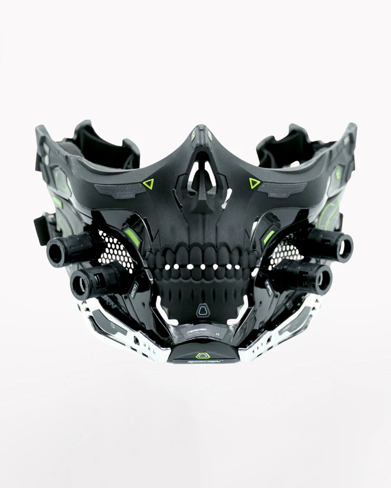 Cyberpunk Skull Half Face Mask - Image 6