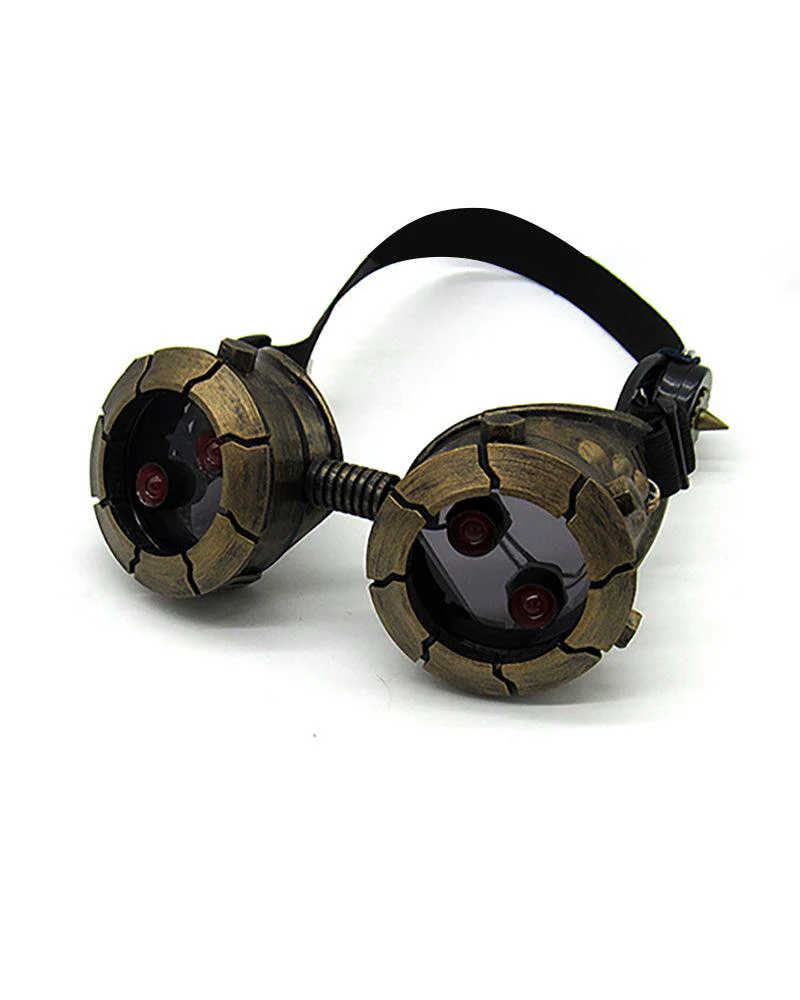 Cyberpunk Steampunk Glow Goggles And Mask (Sold Separately) - Image 12