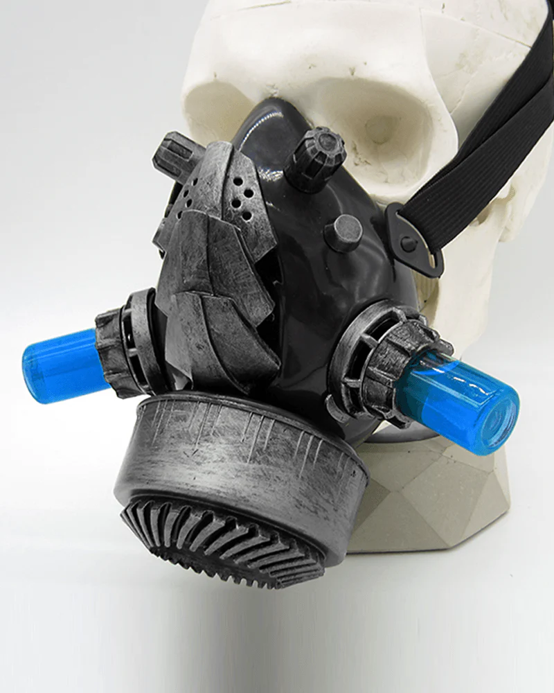 Cyberpunk Steampunk Glow Goggles And Mask (Sold Separately) - Image 8