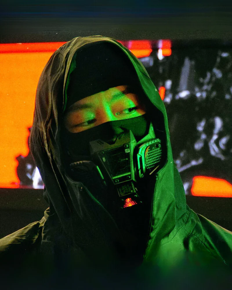 Cyberpunk Tech Half Face Mask - Image 12