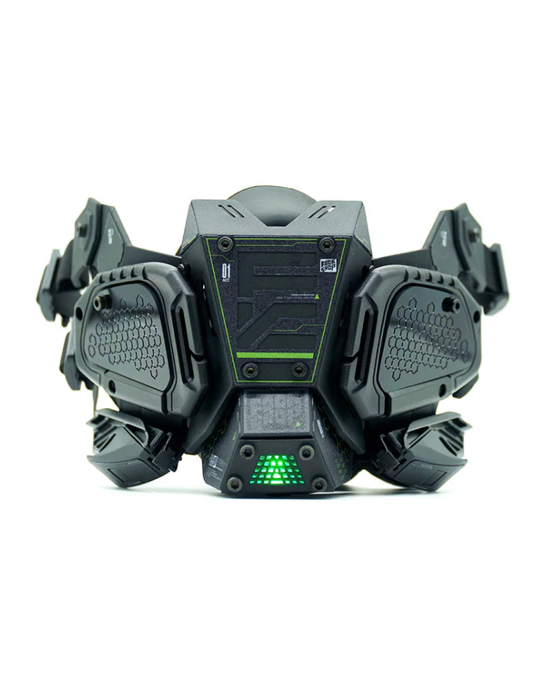 Cyberpunk Tech Half Face Mask - Image 4