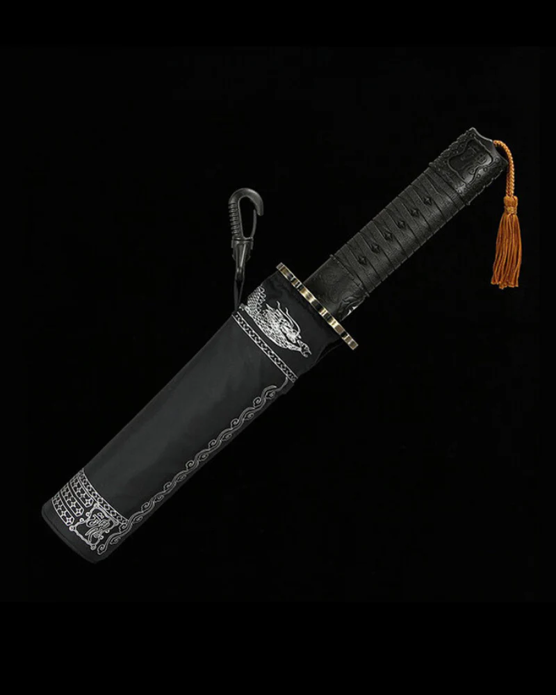 Cyberpunk Techwear Mini Katana Umbrella - Image 3