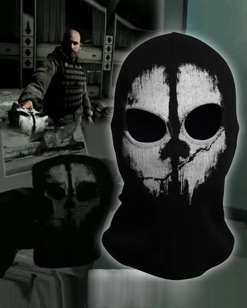 Dark Visitor Skull Outdoor Balaclava Mask And Gloves (Sold Separately) - Image 13