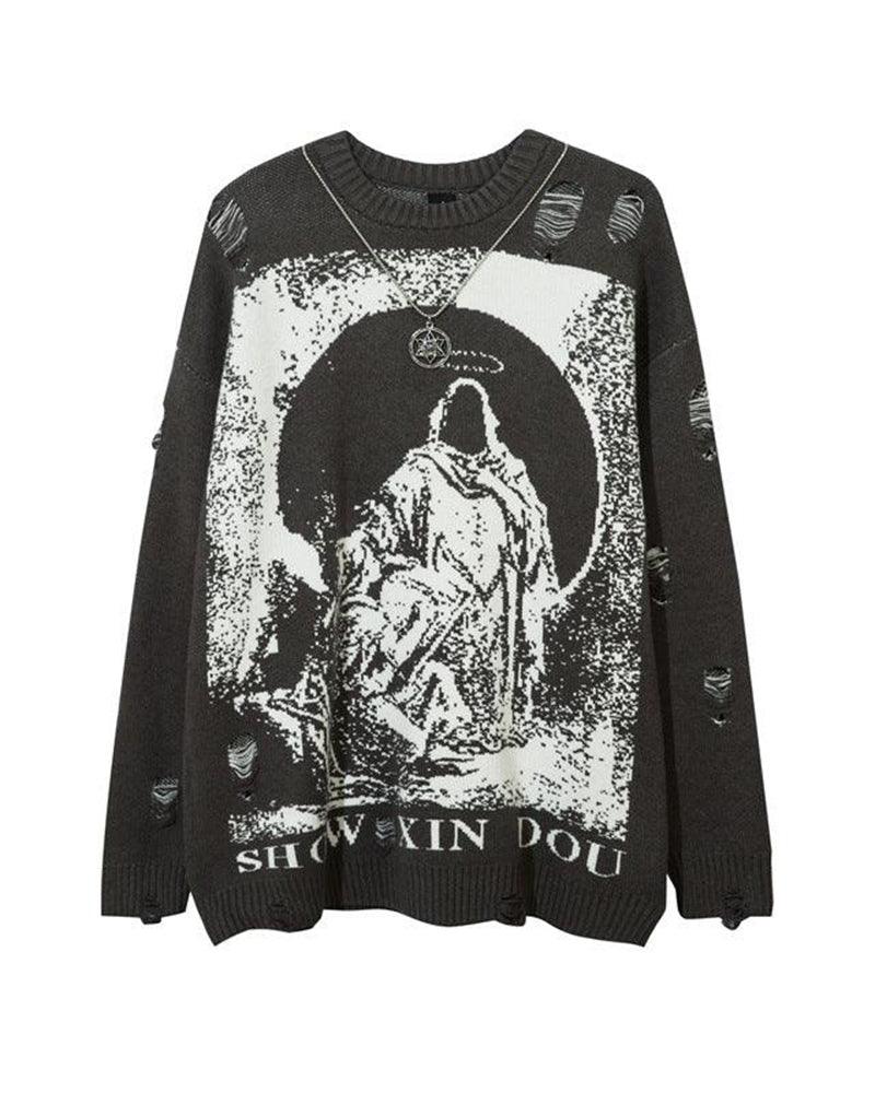 Darkwear Chain Crewneck Sweater - Image 7