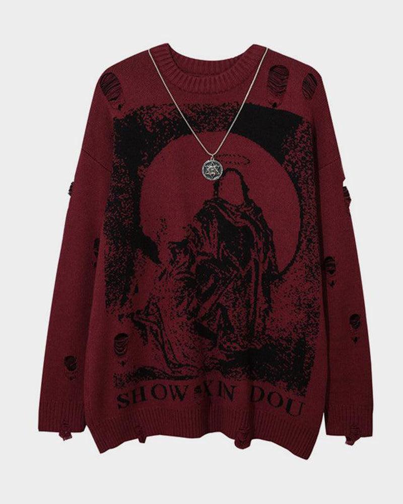 Darkwear Chain Crewneck Sweater - Image 8