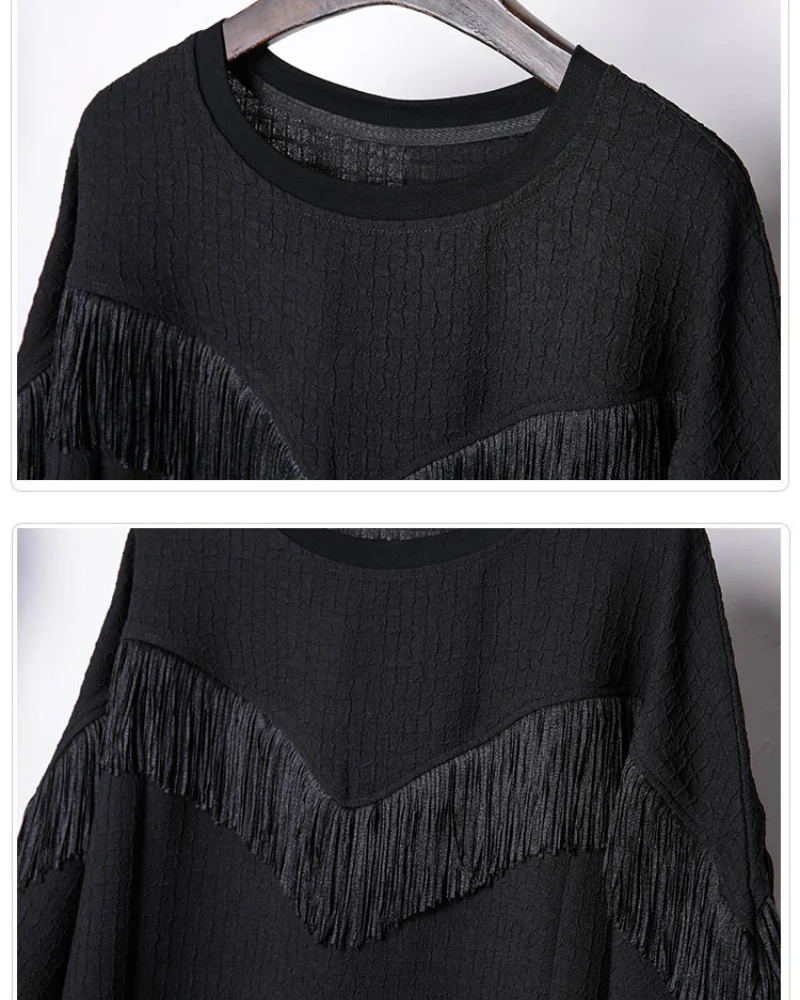 Darkwear Tassel Bat Sleeve T-Shirt - Image 9