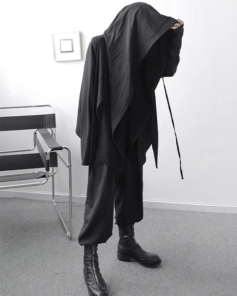 Darkwear Wizard Ninja Hooded Cloak - Image 8