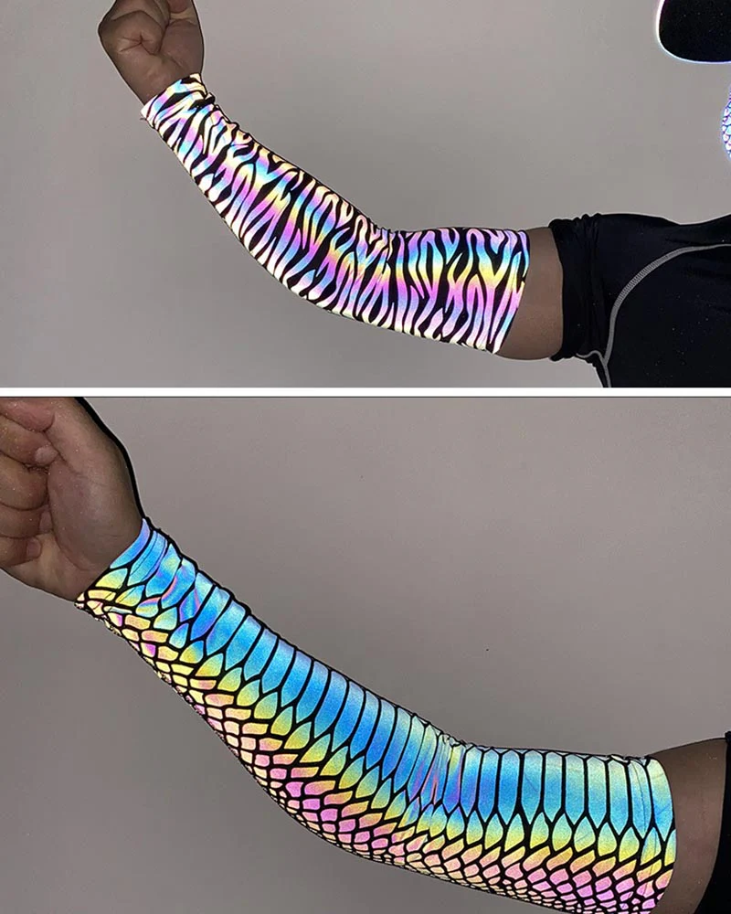 Dazzle Colour Luminous Sun Protection Sleeves - Image 4