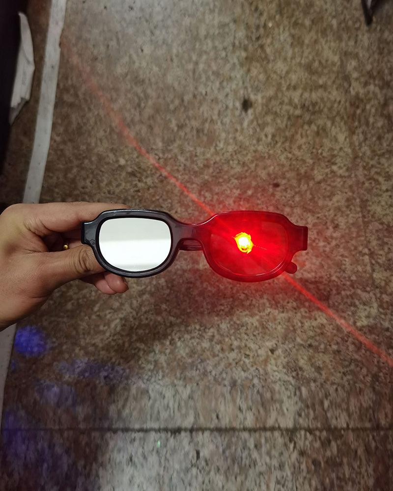 Detective Red Eye LED Glasses - Image 7