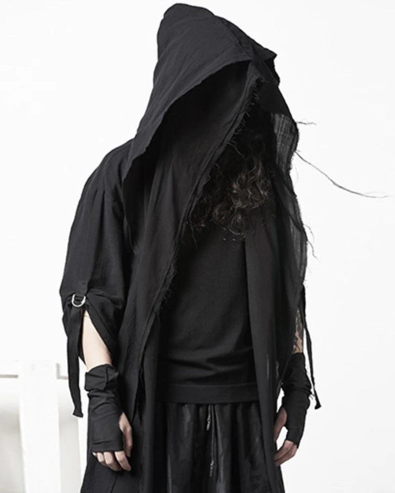 Diablo Immortal Techwear Ninja Cloak Long Coat - Image 10