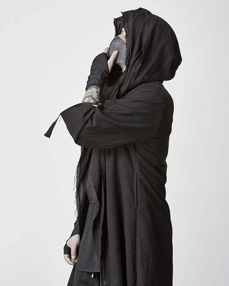 Diablo Immortal Techwear Ninja Cloak Long Coat - Image 4