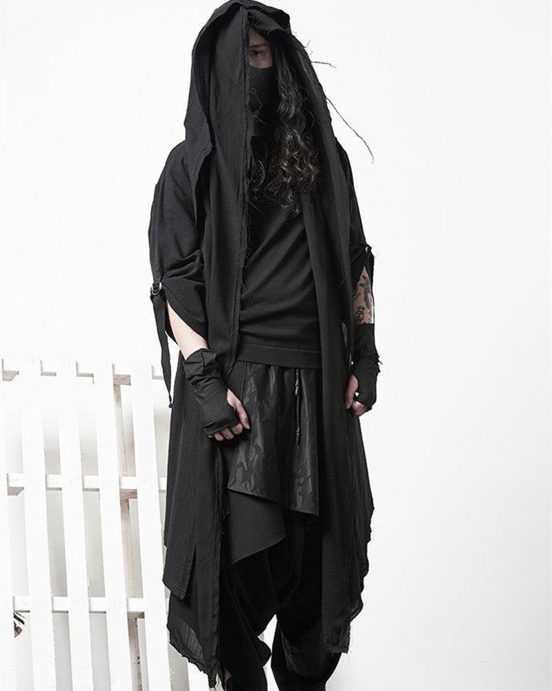 Diablo Immortal Techwear Ninja Cloak Long Coat - Image 5
