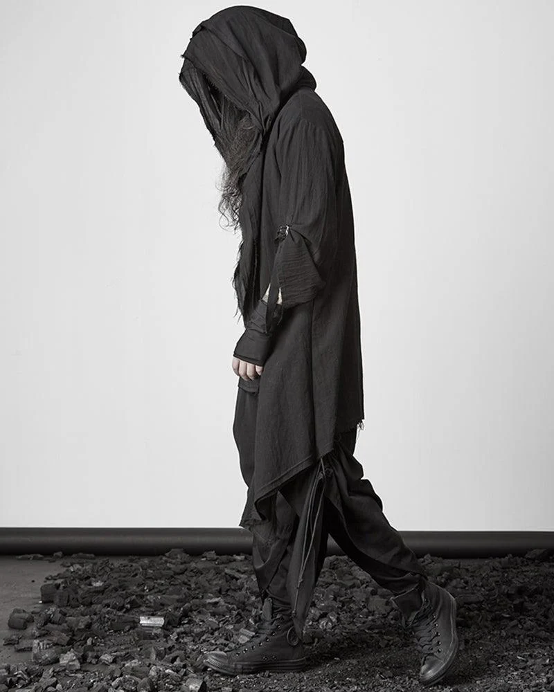 Diablo Immortal Techwear Ninja Cloak Long Coat - Image 6