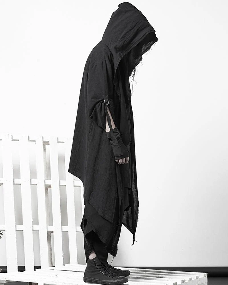 Diablo Immortal Techwear Ninja Cloak Long Coat - Image 8