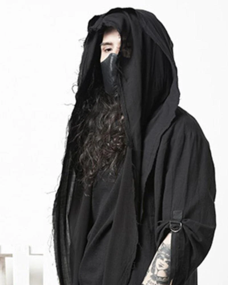 Diablo Immortal Techwear Ninja Cloak Long Coat - Image 9