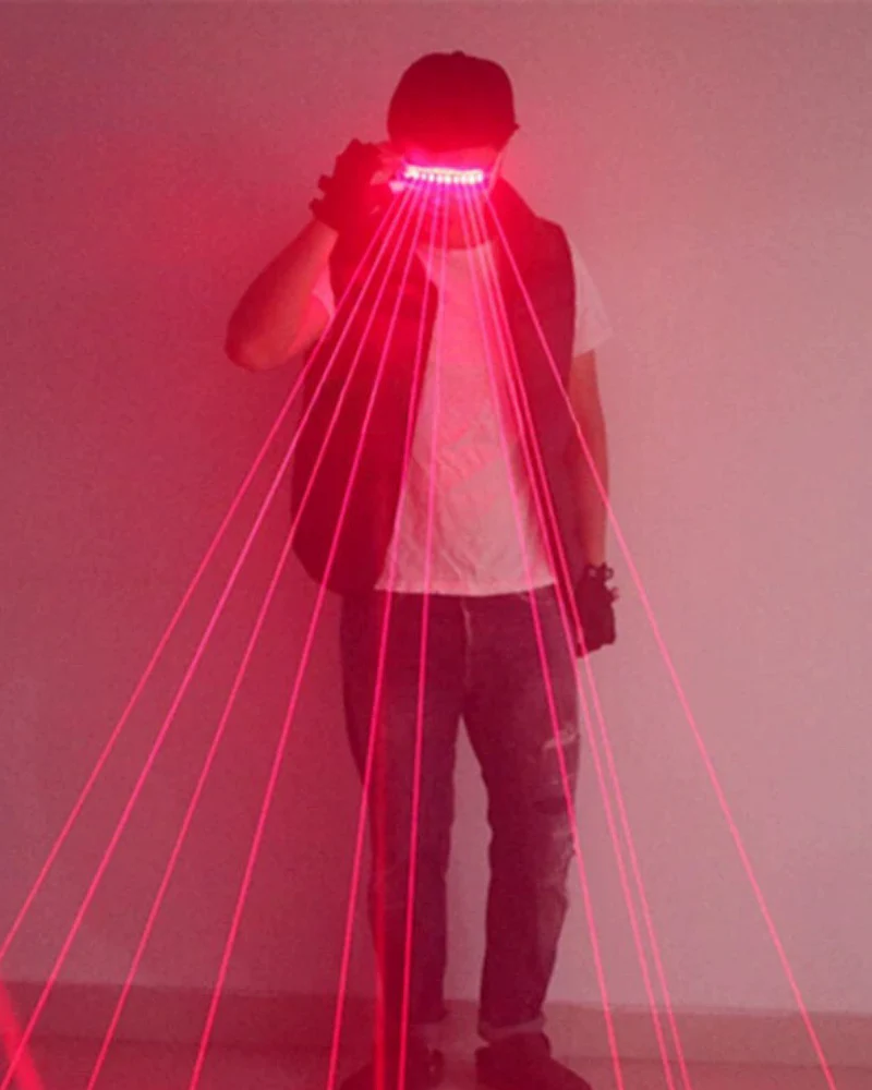 DJ Performance LED Rave Laser Glasses - Image 11