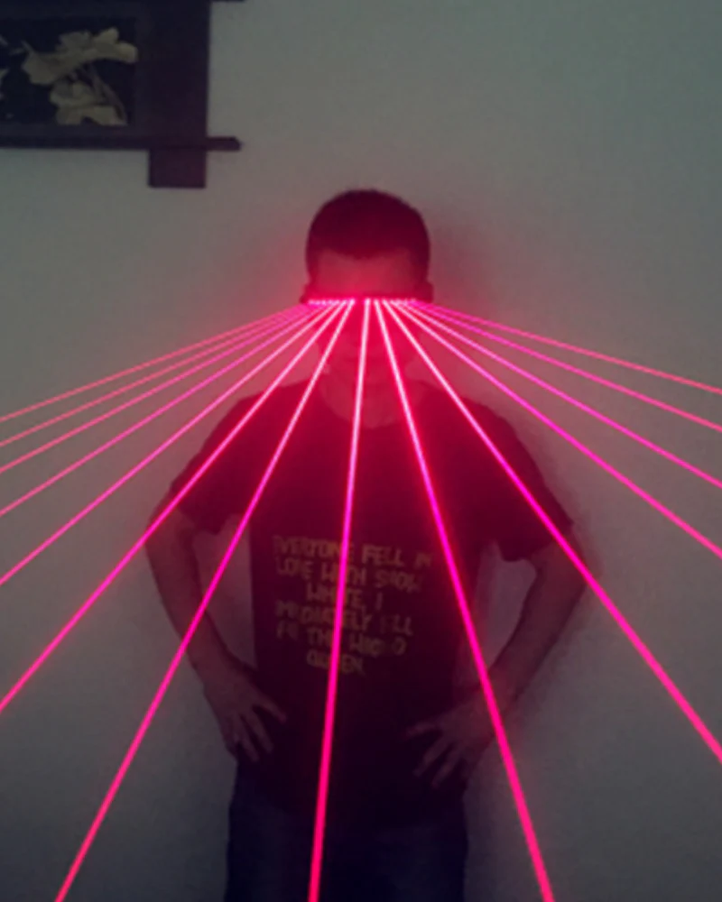 DJ Performance LED Rave Laser Glasses - Image 12