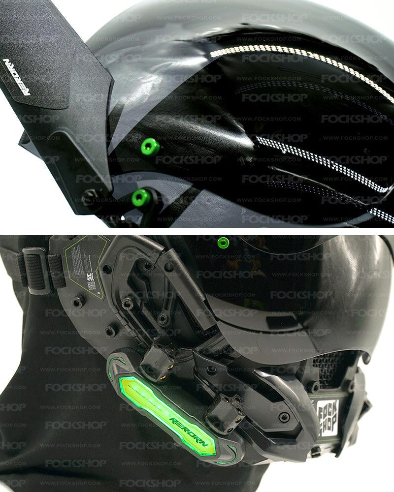 Earn Your Wings Cyberpunk Sci Fi Helmet Mask - Image 10