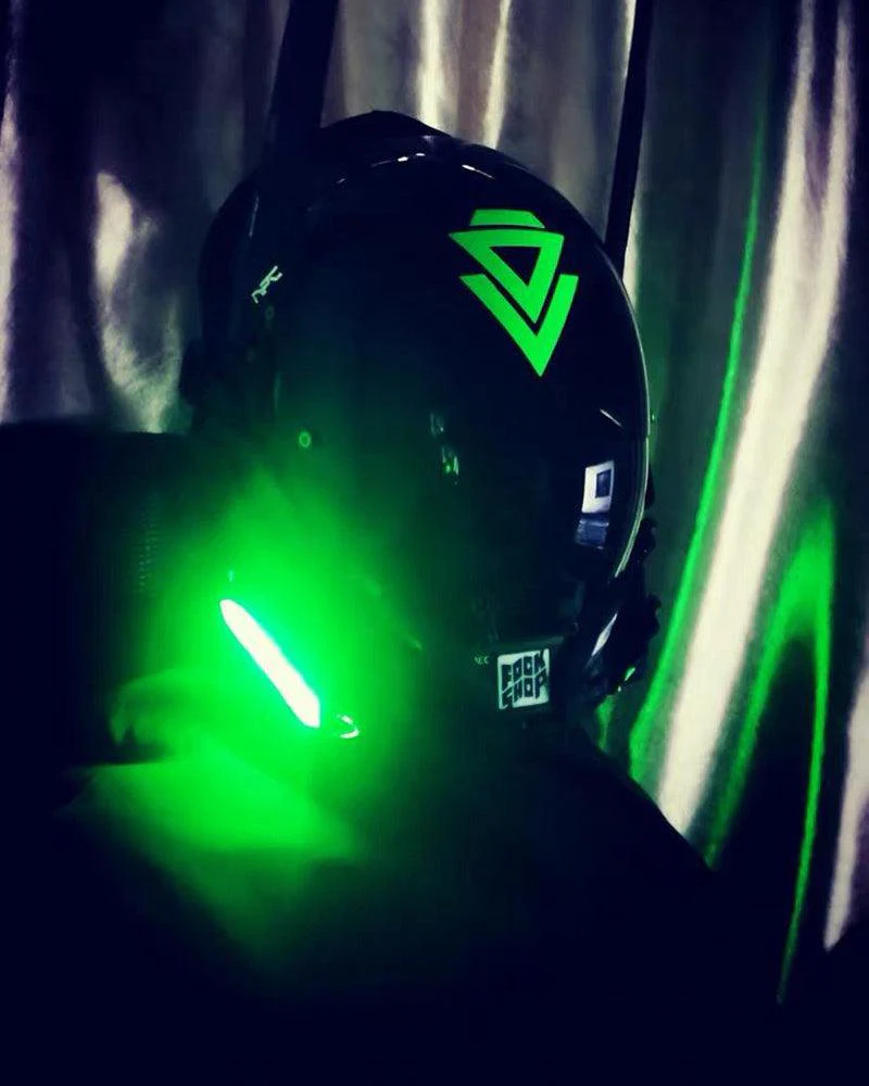 Earn Your Wings Cyberpunk Sci Fi Helmet Mask - Image 7