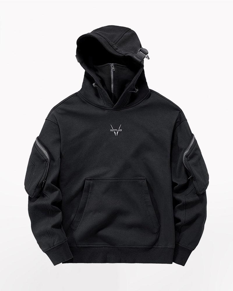 Embrace The Cold Wind Techwear Tactical Mask Hoodie - Image 5