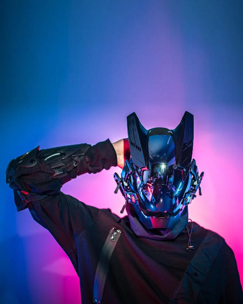 Fantastic Voyage Futuristic Cyberpunk Helmet Mask - Image 4