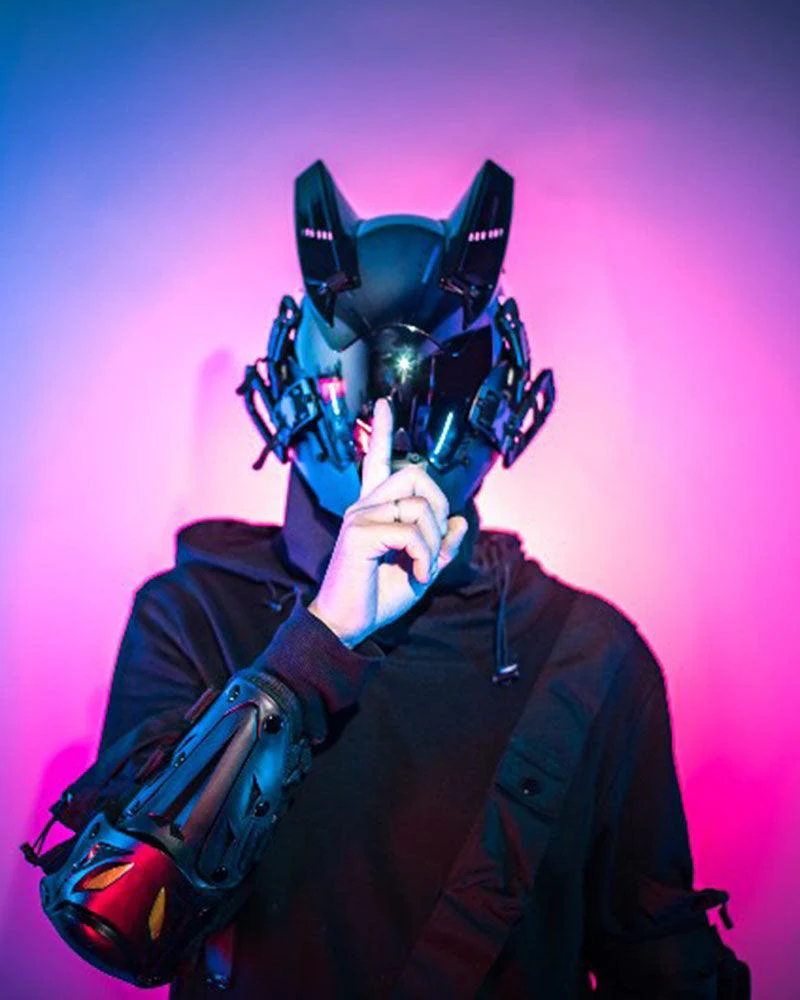 Fantastic Voyage Futuristic Cyberpunk Helmet Mask - Image 5