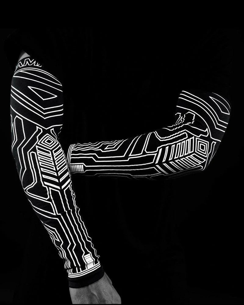 Faults Are Techwear Ice Silk Bracers Gloves