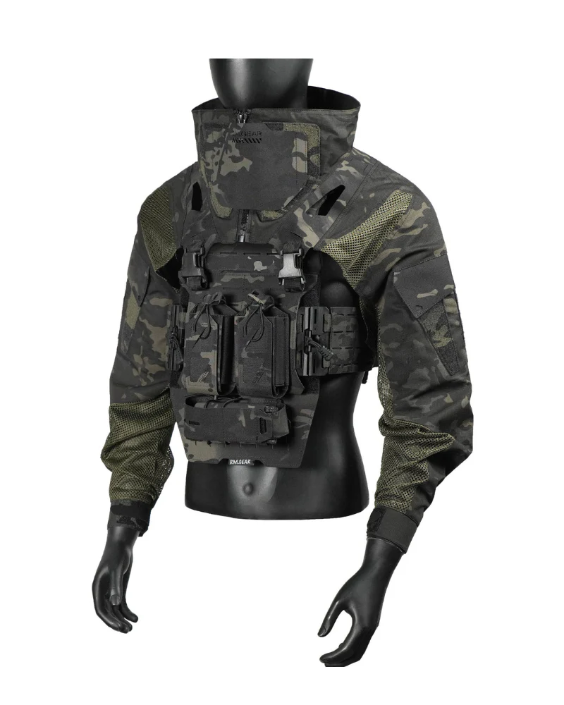 Functional Breathable Tactical Combat Jacket & Vest Set - Image 6