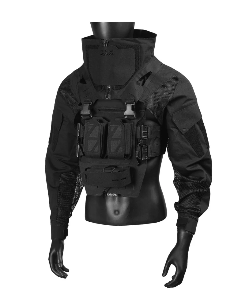 Functional Breathable Tactical Combat Jacket & Vest Set - Image 9