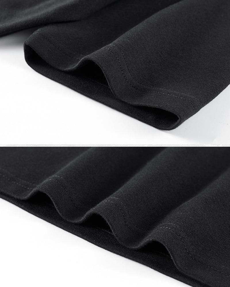 Functional Chest Bag Ribbon Techwear T-Shirt - Image 12