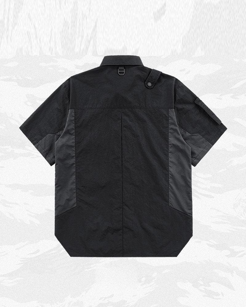 Functional Chest Bag Techwear Cargo Shirt - Image 4