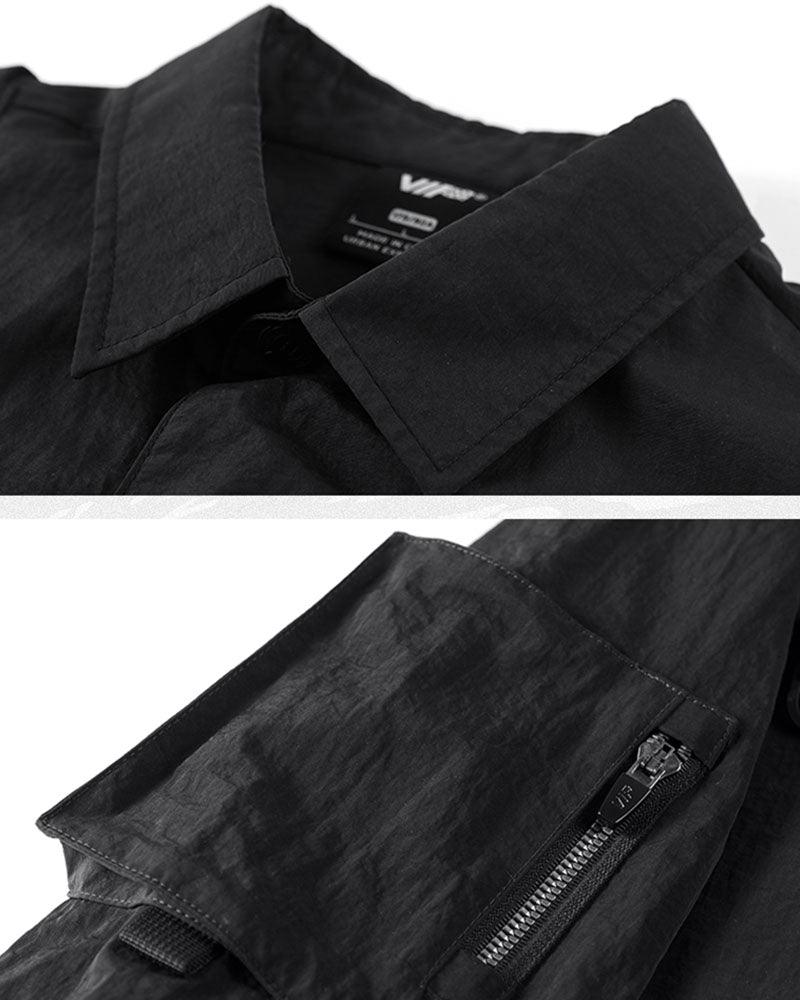 Functional Chest Bag Techwear Cargo Shirt - Image 5