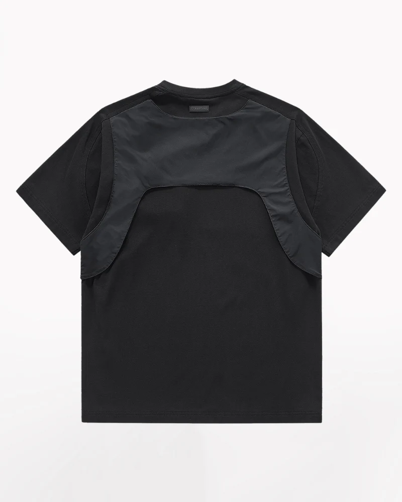 Functional Chest Pocket Techwear T-Shirt - Image 2