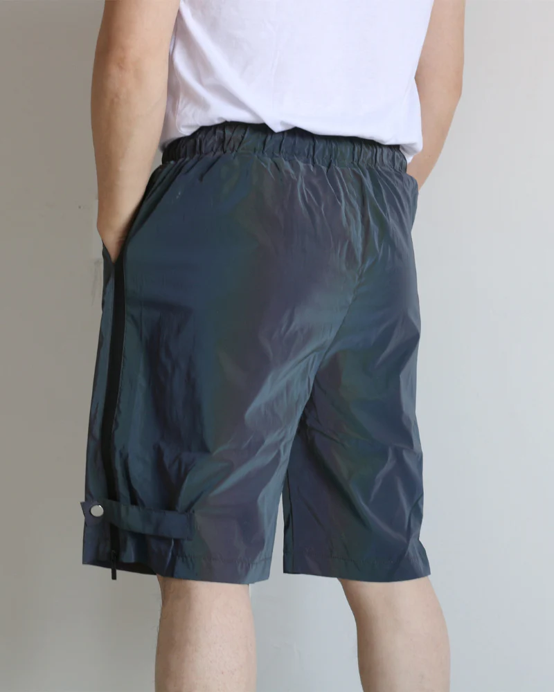 Functional Colorful Reflective Cargo Shorts - Image 7