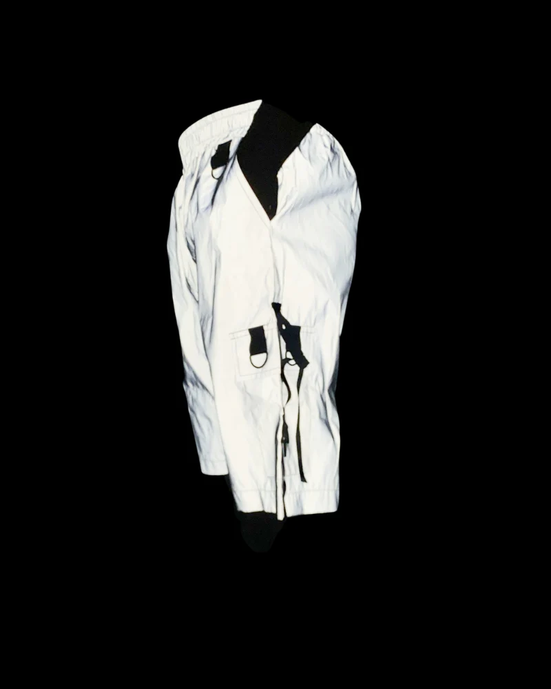 Functional Colorful Reflective Cargo Shorts - Image 9