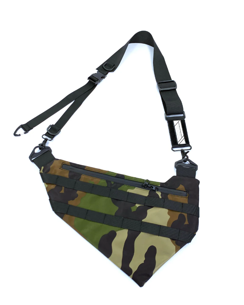 Functional Detachable Black Sling Chest Bag - Image 14