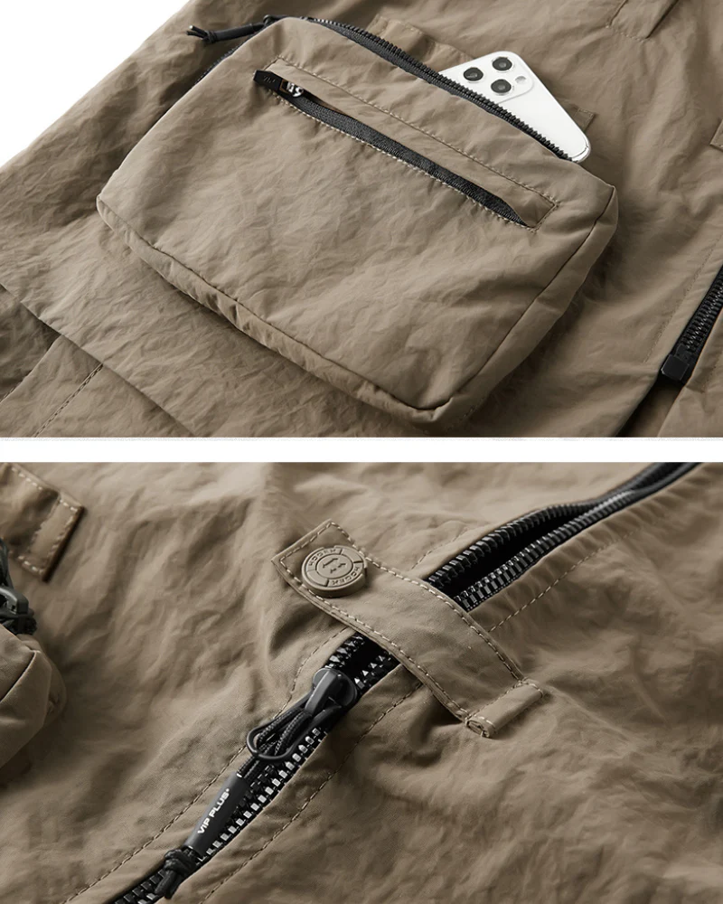Functional Fake Two-Piece Short Sleeve Tech Shirt - Image 7