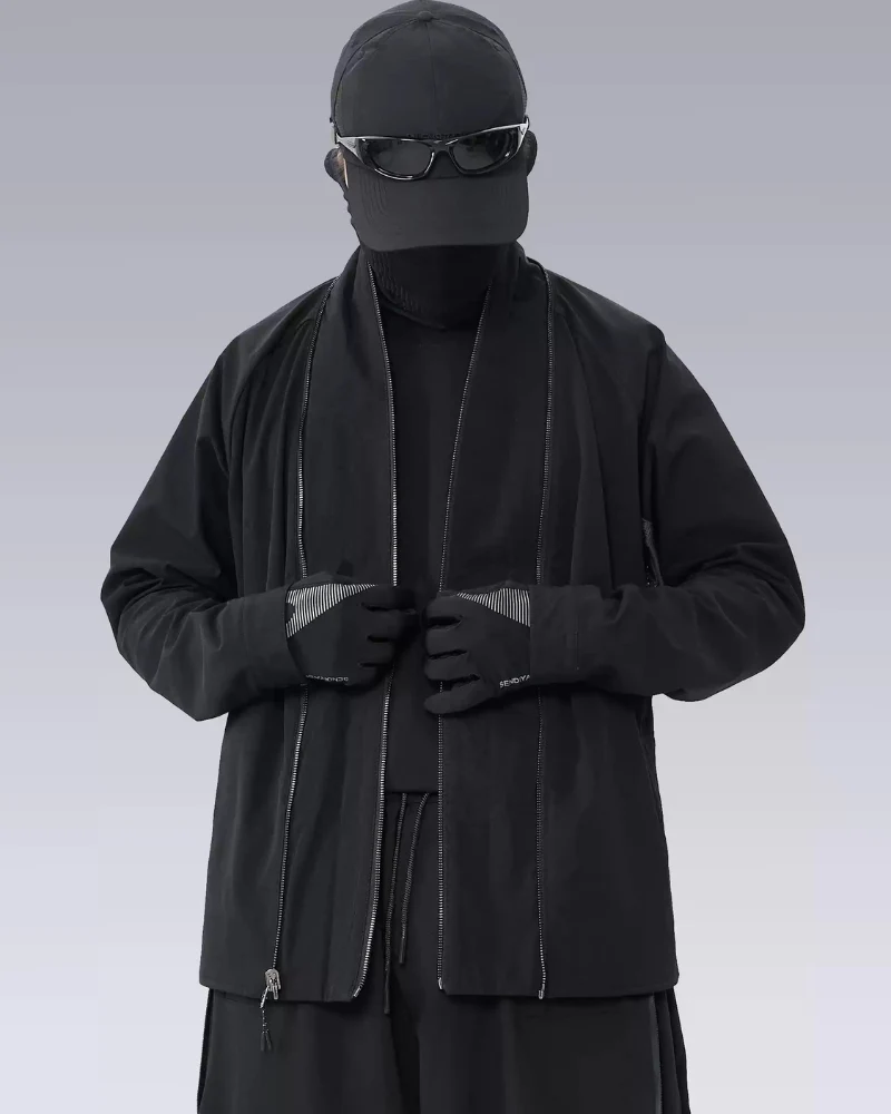 Functional Japanese Kimono Jacket - Image 4