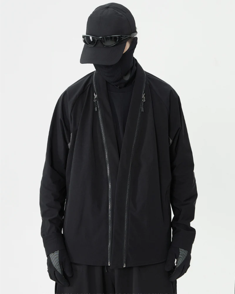 Functional Japanese Kimono Jacket - Image 5