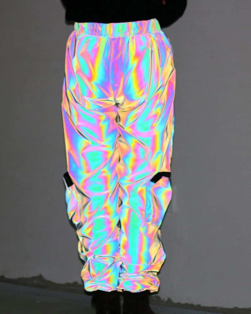 Functional Laser Colorful Reflective Pants - Image 4