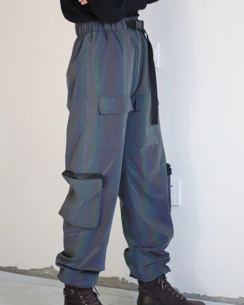 Functional Laser Colorful Reflective Pants - Image 7